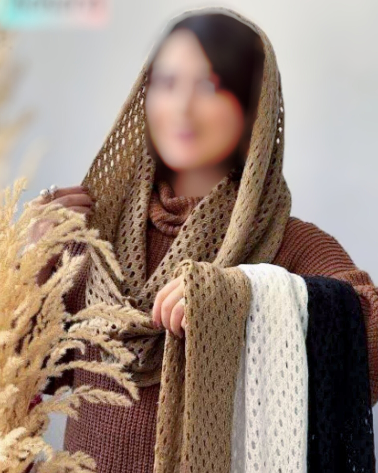 شال قلاب بافی