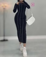 پیراهن بلند کبریتی - تصویر 5