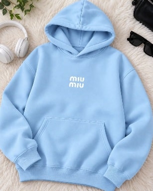 InShot_20260926_232800356 هودی کلاهدار جلو جیب miu miu - تصویر 1